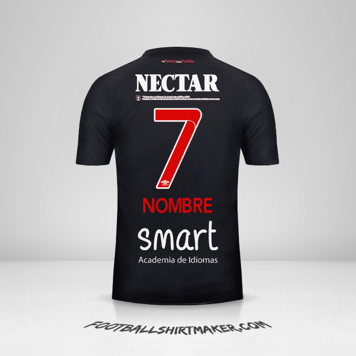 Jersey Independiente Santa Fe 2018 Tercera -  nombre - 7