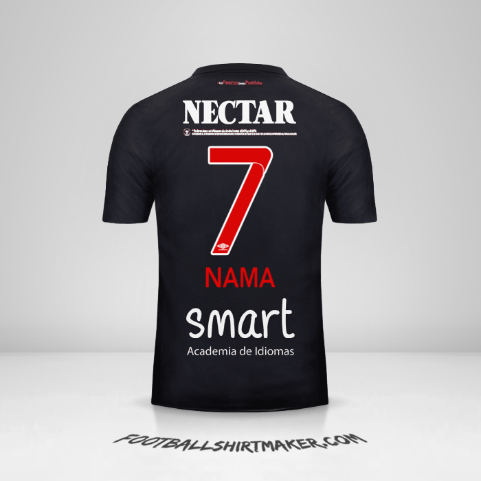 Jersey Independiente Santa Fe 2018 Ketiga -  nama - 7