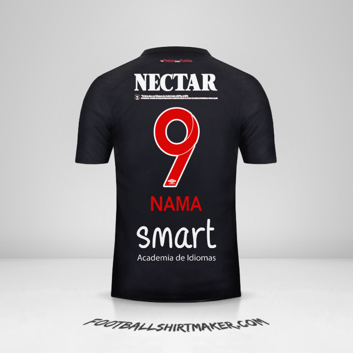 Jersey Independiente Santa Fe 2018 Ketiga -  nama - 9