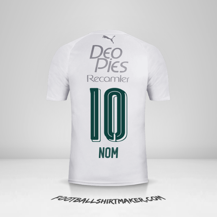 Maillot Deportivo Cali 2018 Extérieur -  nom - 10