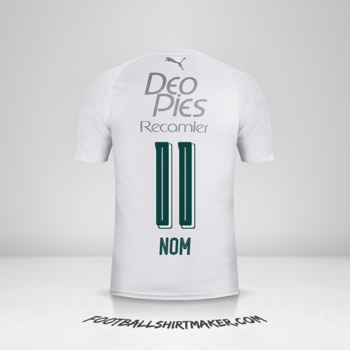 Maillot Deportivo Cali 2018 Extérieur -  nom - 11
