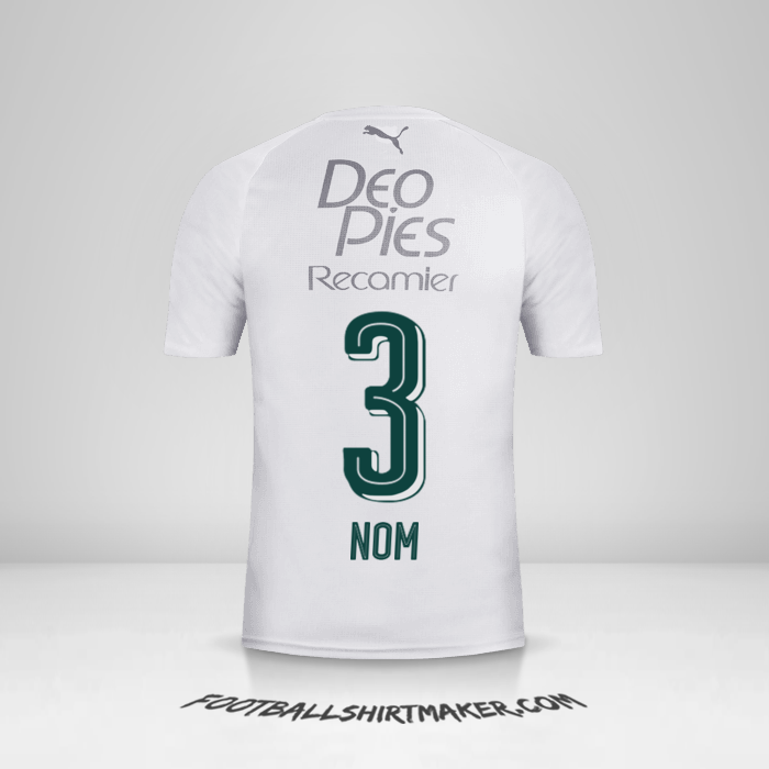 Maillot Deportivo Cali 2018 Extérieur -  nom - 3
