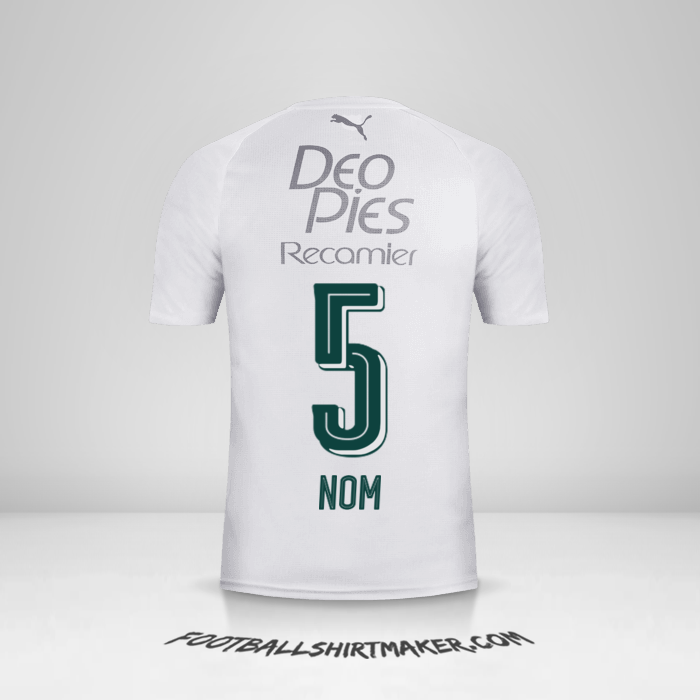 Maillot Deportivo Cali 2018 Extérieur -  nom - 5