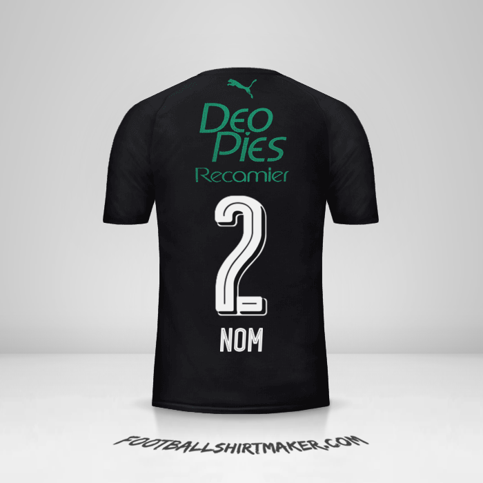 Maillot Deportivo Cali 2018 Troisième -  nom - 2