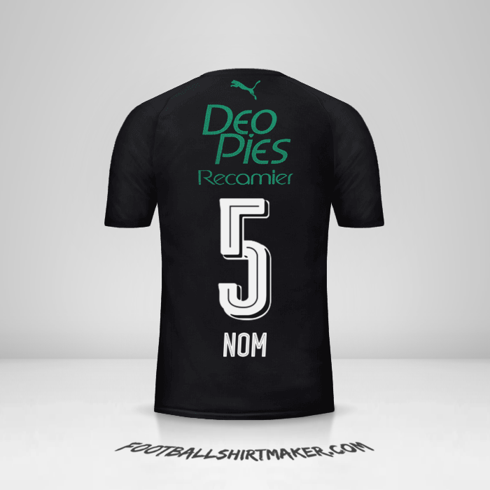Maillot Deportivo Cali 2018 Troisième -  nom - 5