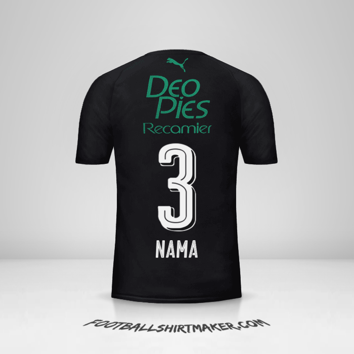 Jersey Deportivo Cali 2018 Ketiga -  nama - 3