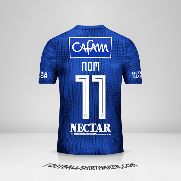 Maillot Millonarios FC 2019 -  nom - 11