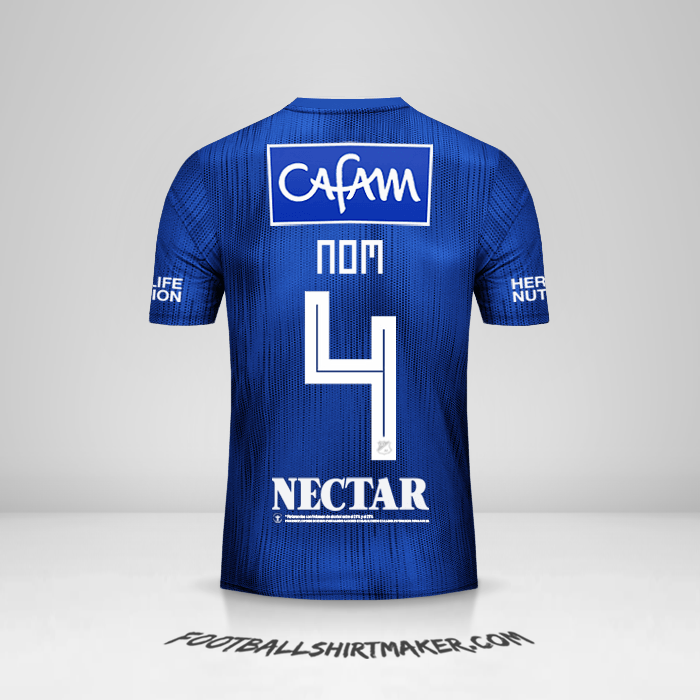 Maillot Millonarios FC 2019 -  nom - 4