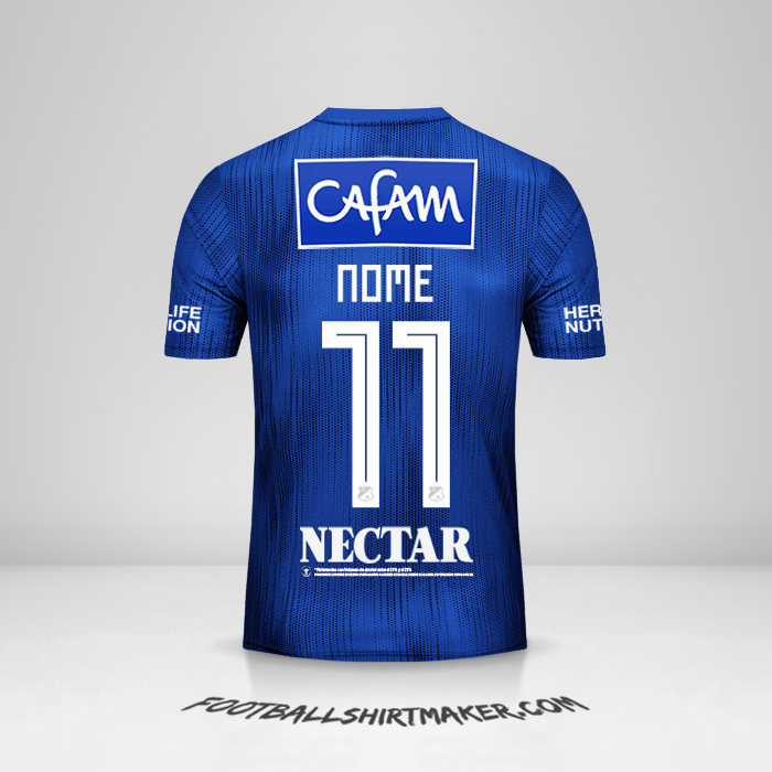 Camisola Millonarios FC 2019 -  nome - 11