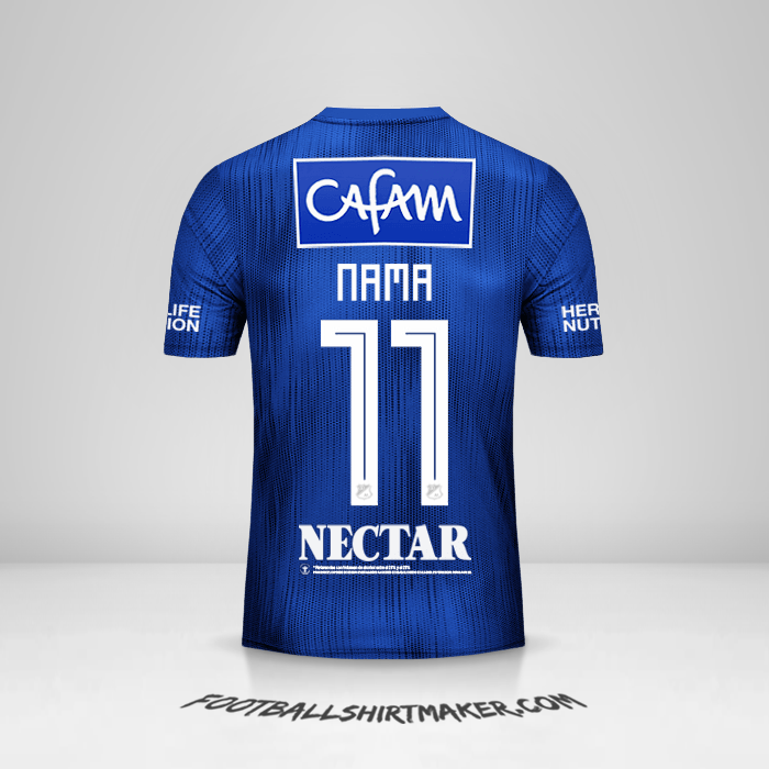 Jersey Millonarios FC 2019 -  nama - 11