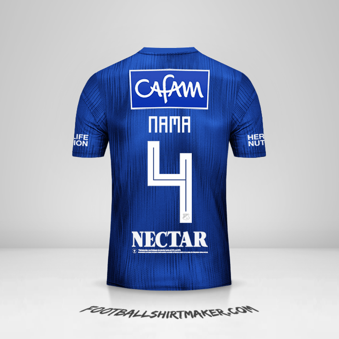 Jersey Millonarios FC 2019 -  nama - 4