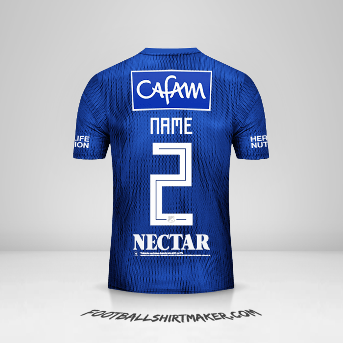 Jersey Millonarios FC 2019 -  name - 2