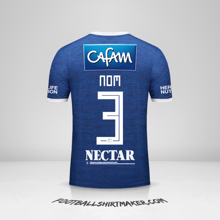 Maillot Millonarios FC 2018 -  nom - 3