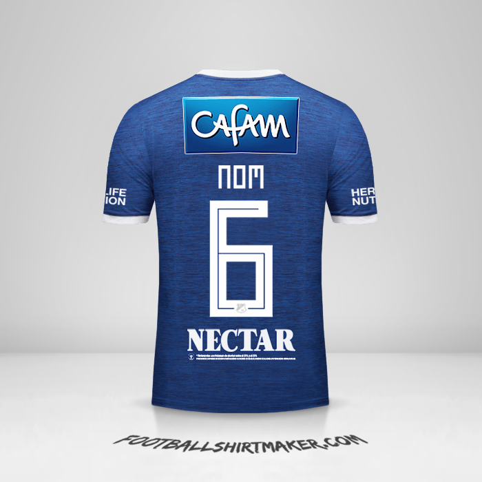 Maillot Millonarios FC 2018 -  nom - 6