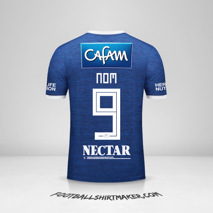 Maillot Millonarios FC 2018 -  nom - 9