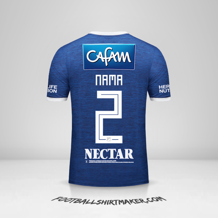 Jersey Millonarios FC 2018 -  nama - 2