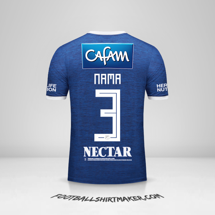 Jersey Millonarios FC 2018 -  nama - 3