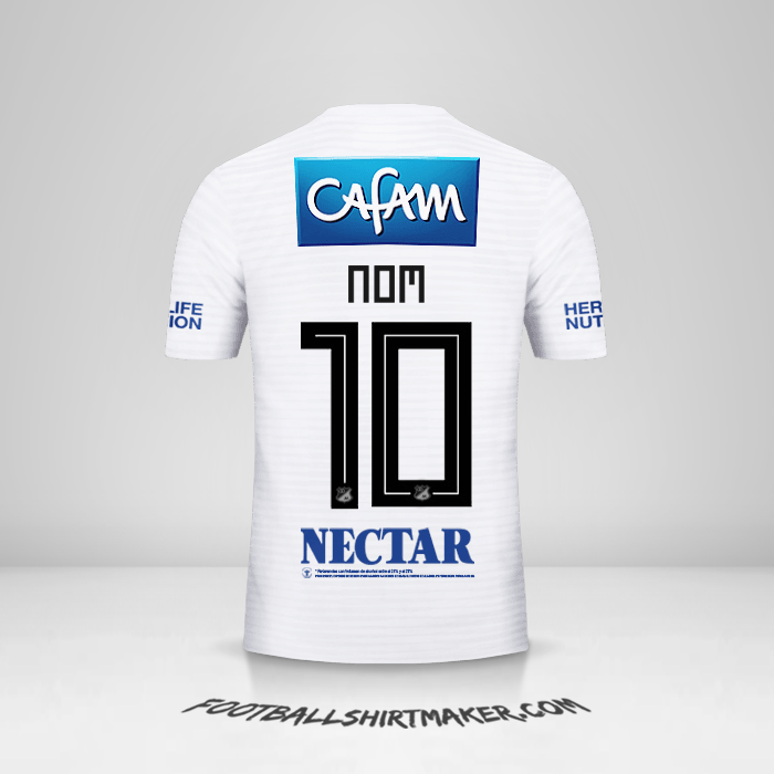 Maillot Millonarios FC 2018 Extérieur -  nom - 10