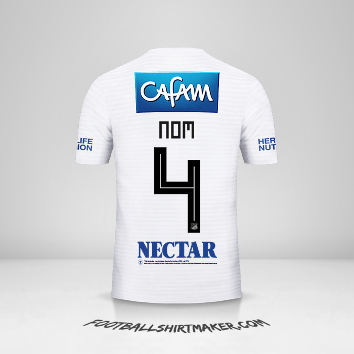 Maillot Millonarios FC 2018 Extérieur -  nom - 4