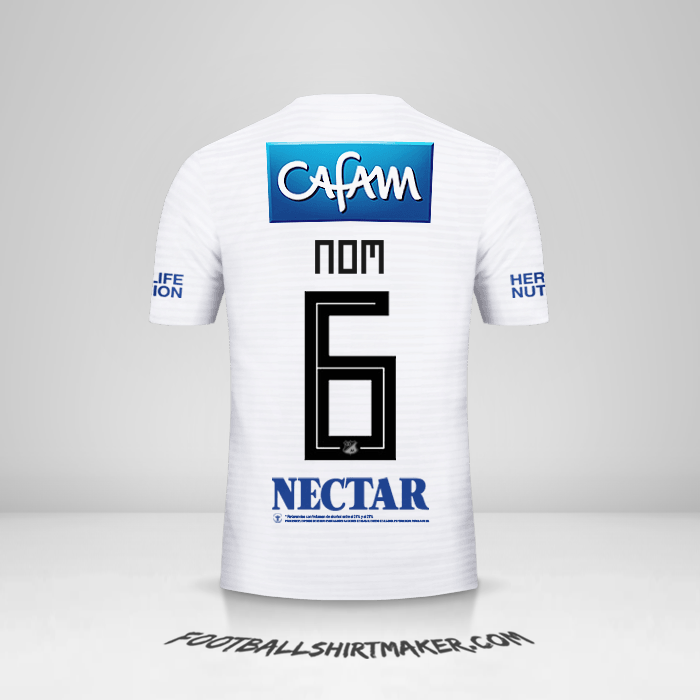 Maillot Millonarios FC 2018 Extérieur -  nom - 6