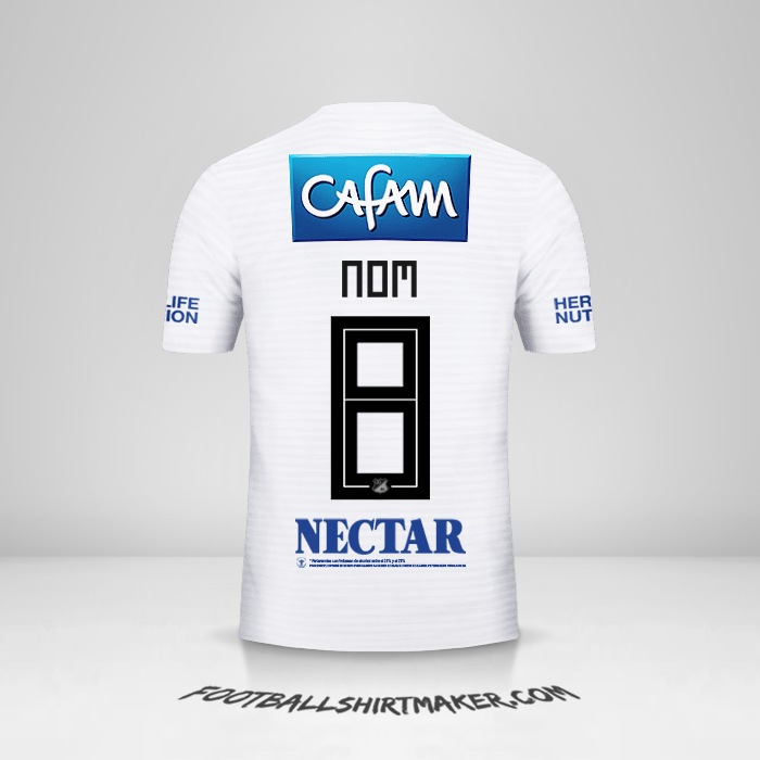 Maillot Millonarios FC 2018 Extérieur -  nom - 8
