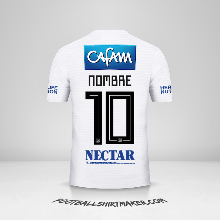 Jersey Millonarios FC 2018 Visita -  nombre - 10