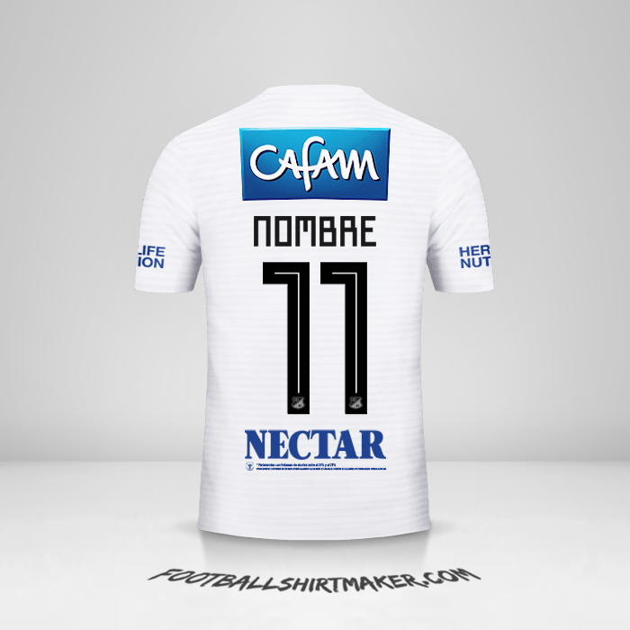 Jersey Millonarios FC 2018 Visita -  nombre - 11