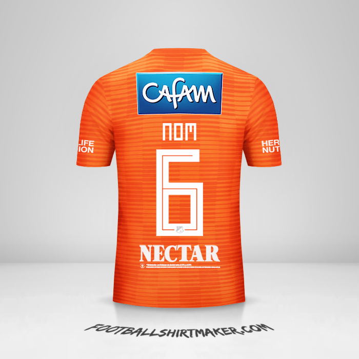 Maillot Millonarios FC 2018 Troisième -  nom - 6