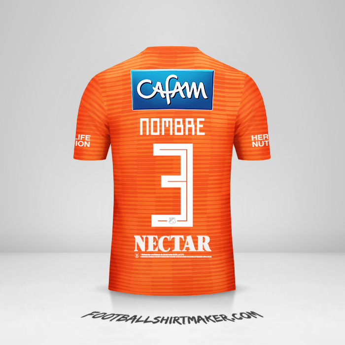 Jersey Millonarios FC 2018 Tercera -  nombre - 3