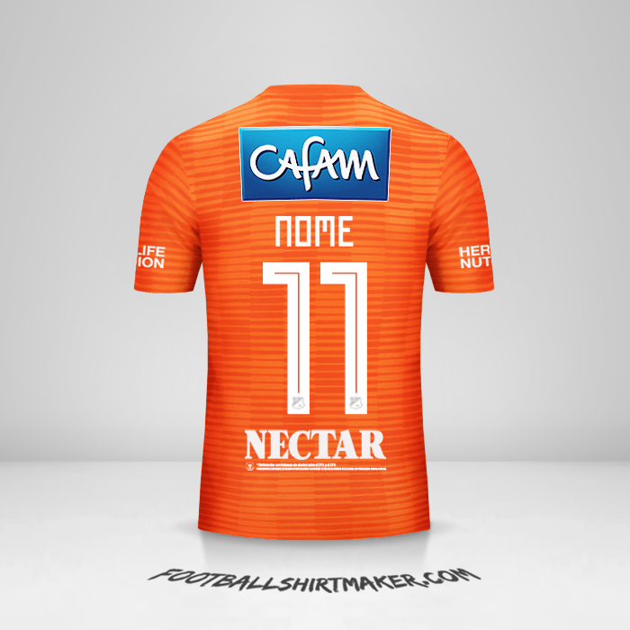 Maglia Millonarios FC 2018 Terza -  nome - 11