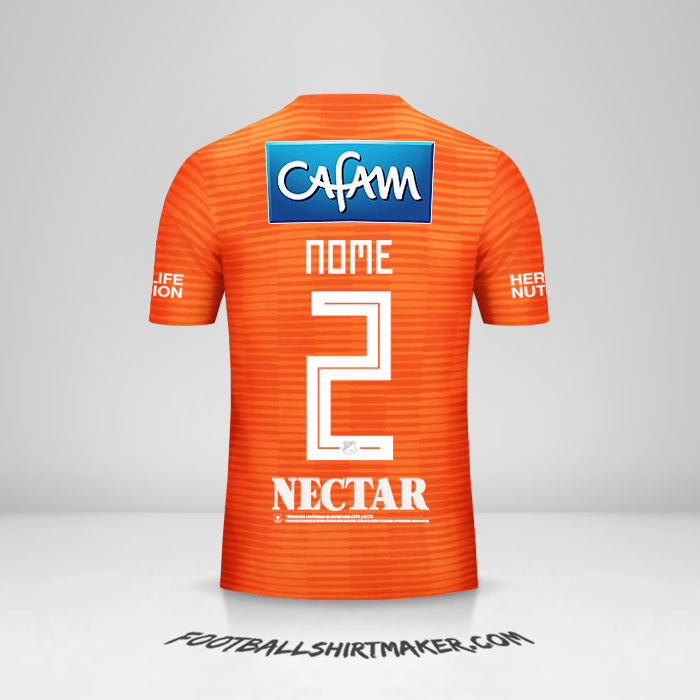 Camisola Millonarios FC 2018 Terceira -  nome - 2