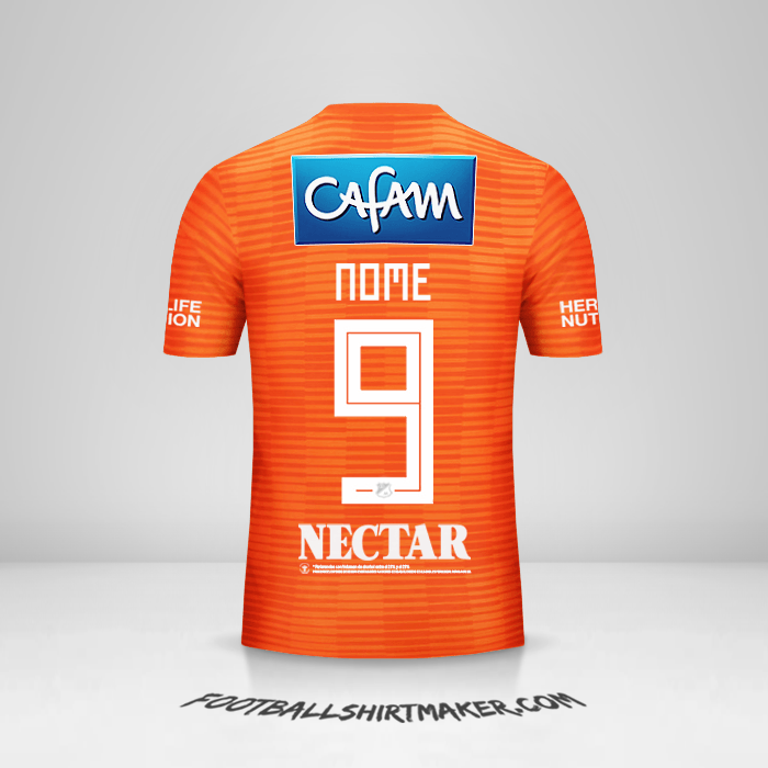 Camisola Millonarios FC 2018 Terceira -  nome - 9