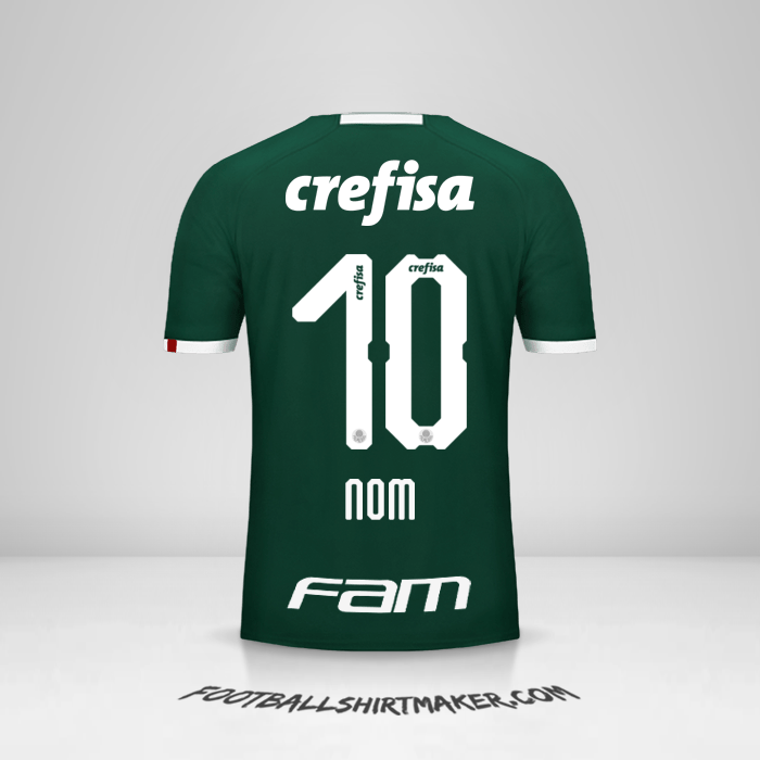 Maillot Palmeiras 2019 -  nom - 10