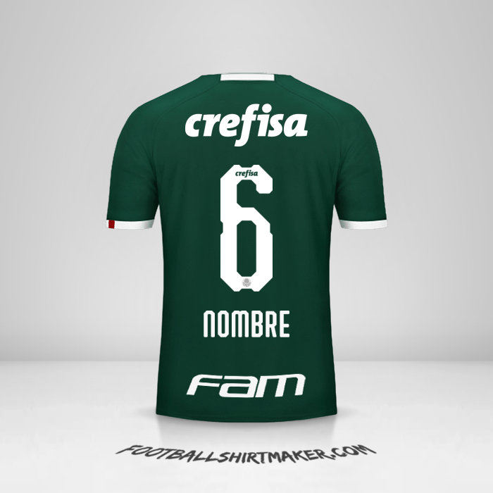 Camiseta Palmeiras 2019 -  nombre - 6