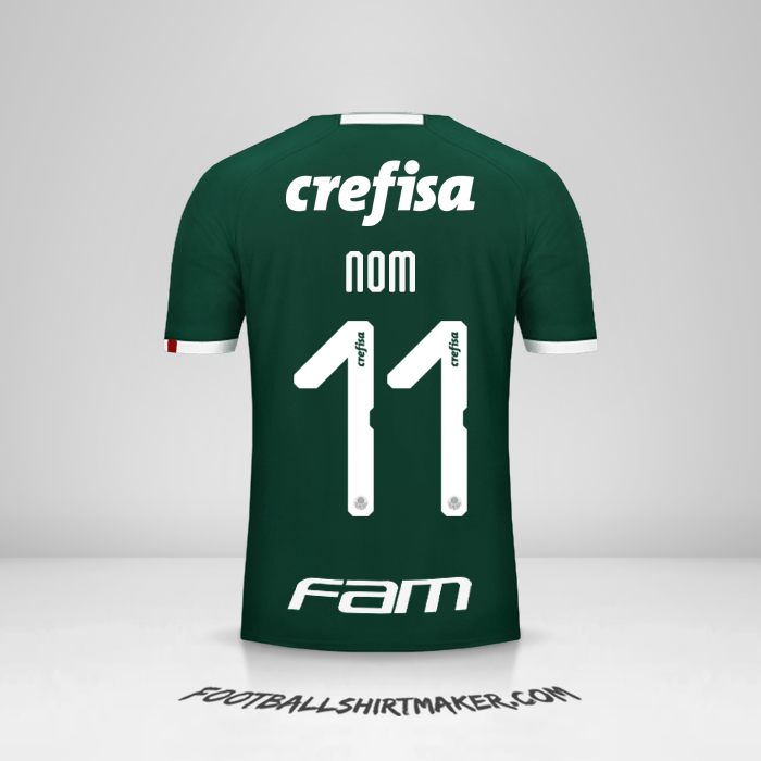 Maillot Palmeiras Libertadores 2019 -  nom - 11