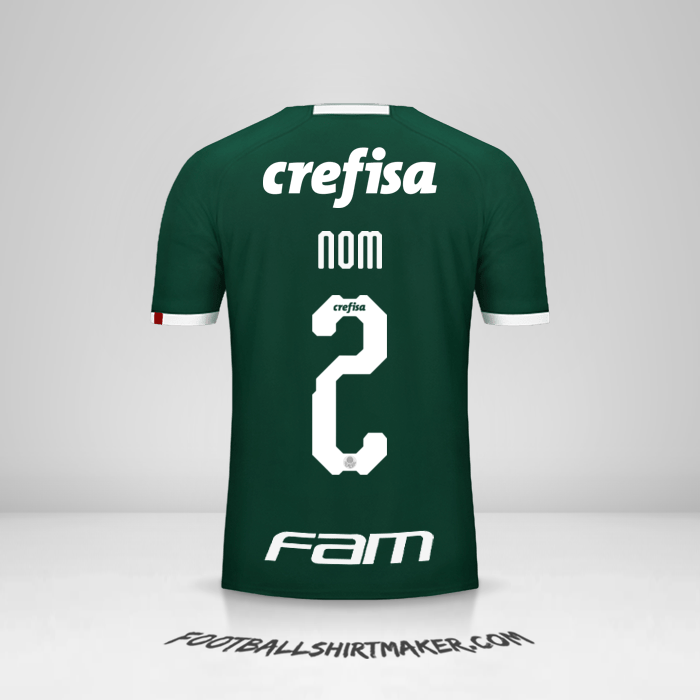 Maillot Palmeiras Libertadores 2019 -  nom - 2