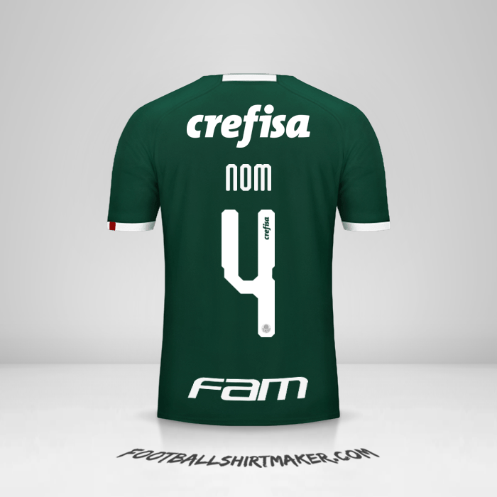 Maillot Palmeiras Libertadores 2019 -  nom - 4