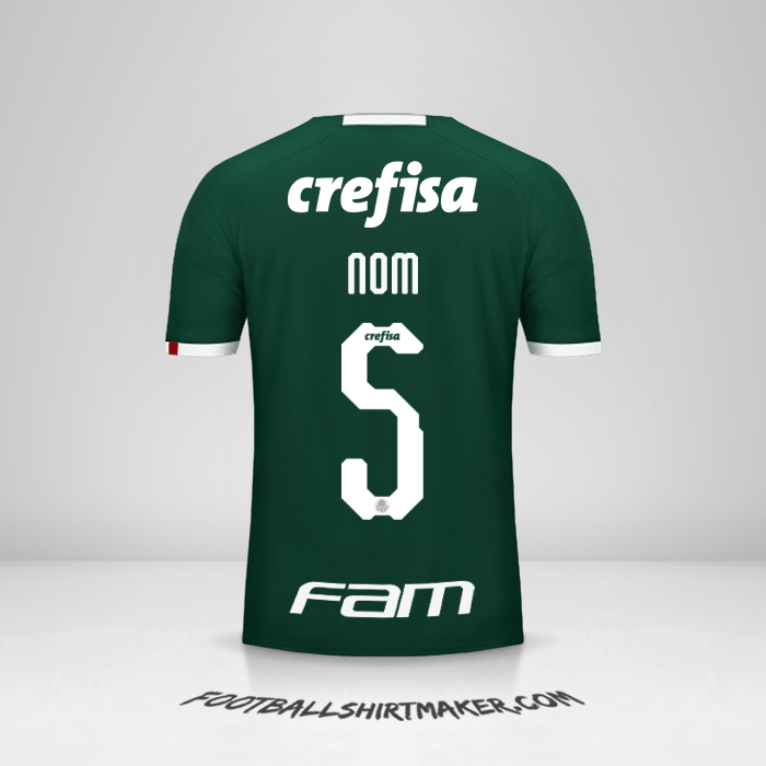 Maillot Palmeiras Libertadores 2019 -  nom - 5