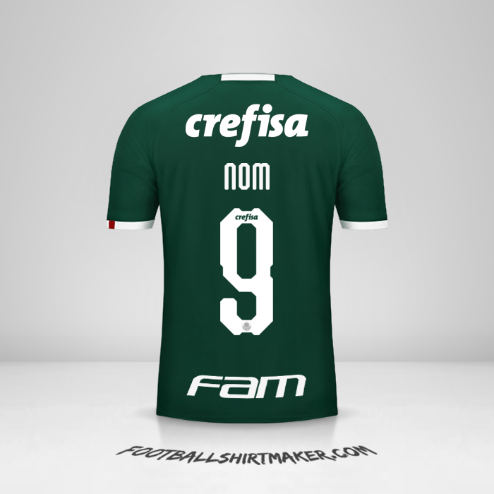 Maillot Palmeiras Libertadores 2019 -  nom - 9