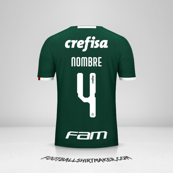 Camiseta Palmeiras Libertadores 2019 -  nombre - 4
