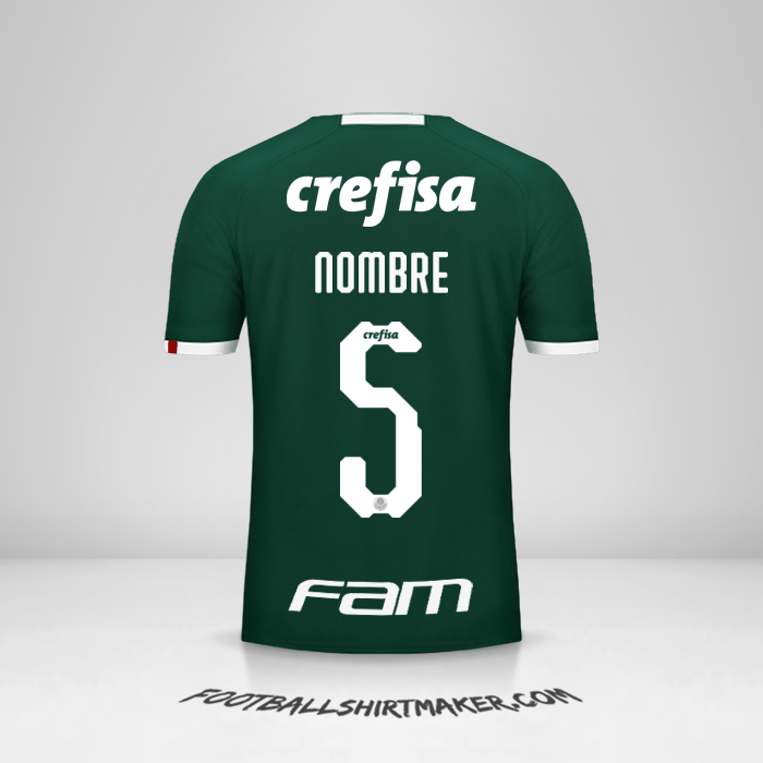 Jersey Palmeiras Libertadores 2019 -  nombre - 5