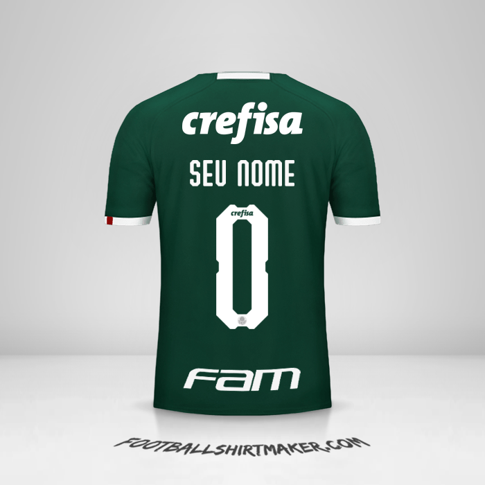 Camisa Palmeiras Libertadores 2019 -  seu nome - 0