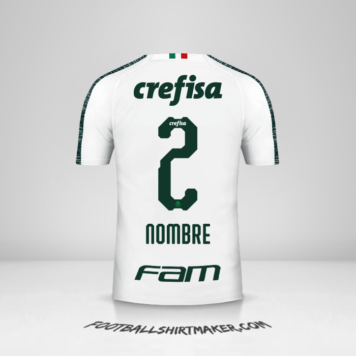 Jersey Palmeiras 2019 Visita -  nombre - 2