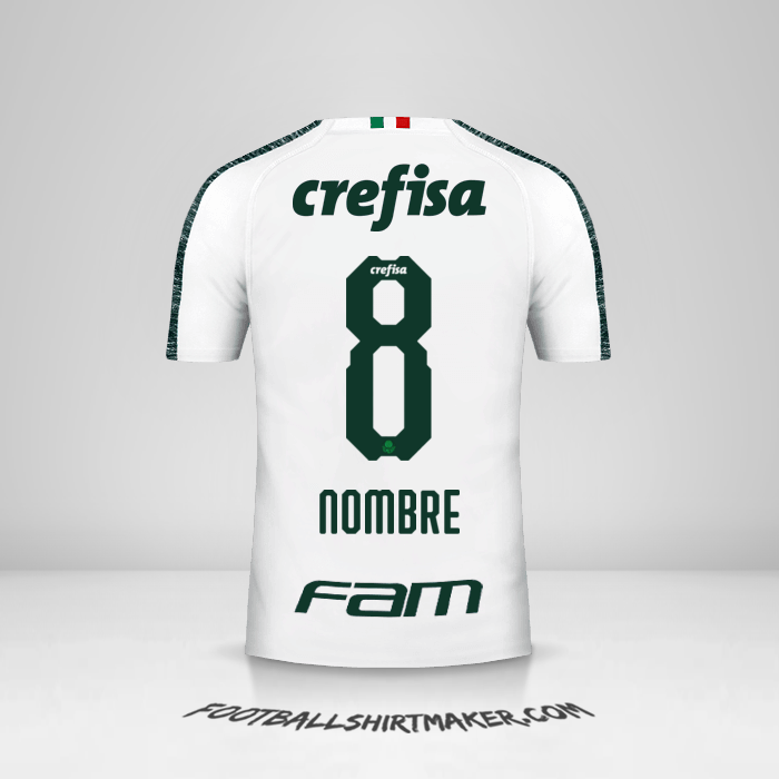 Jersey Palmeiras 2019 Visita -  nombre - 8