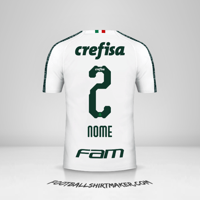 Maglia Palmeiras 2019 Seconda -  nome - 2