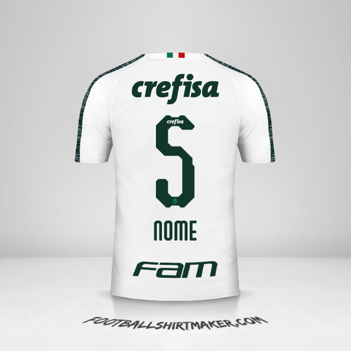 Maglia Palmeiras 2019 Seconda -  nome - 5