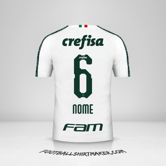 Maglia Palmeiras 2019 Seconda -  nome - 6