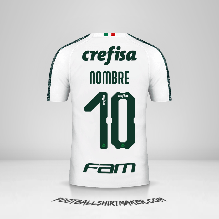 Jersey Palmeiras Libertadores 2019 Visita -  nombre - 10