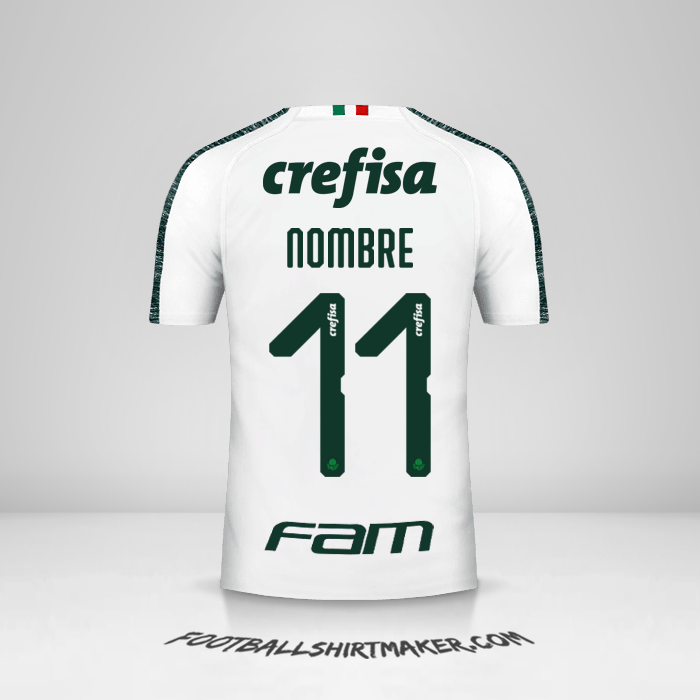 Jersey Palmeiras Libertadores 2019 Visita -  nombre - 11