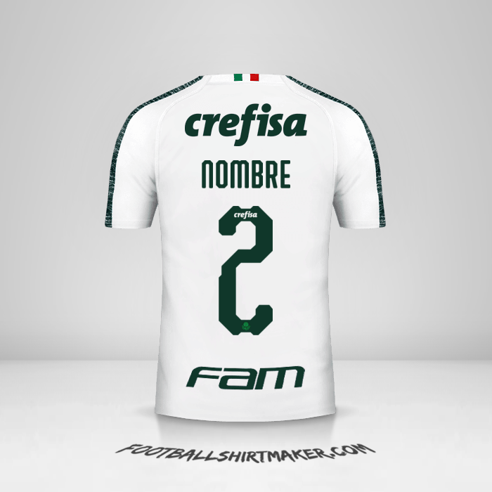 Jersey Palmeiras Libertadores 2019 Visita -  nombre - 2